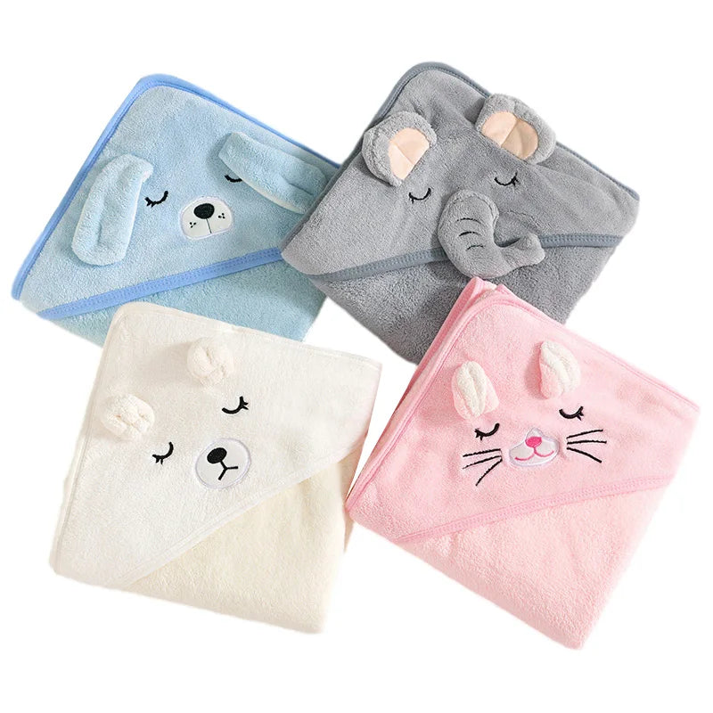 Soft Animal Bath Wrap